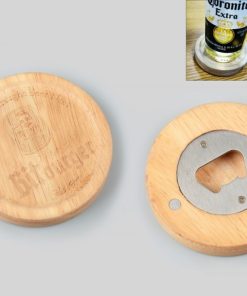 3-i-1 magnetisk flaskeåpner av tre