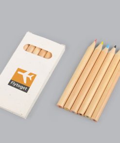 Fargeblyantsett 6 Stk med Plantbar Frøboks