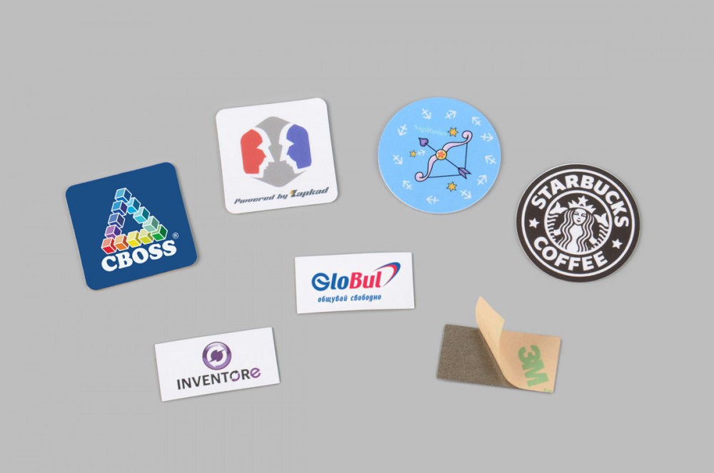 Klistremerke med Fullfarget Trykk