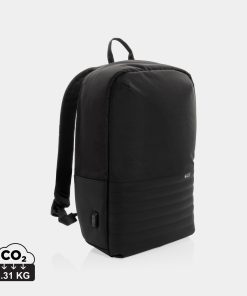 Tyverisikret laptopsekk med innebygd USB-C-port