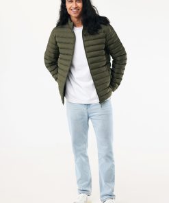 Maiko vattert jakke for herre av resirkulert polyester