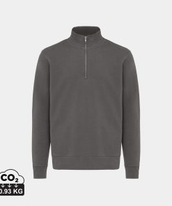 Unisex genser med glidelås i halsen