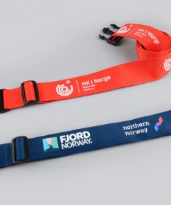 Bagasjebånd i Polyester Med Tilpasset Silketrykk