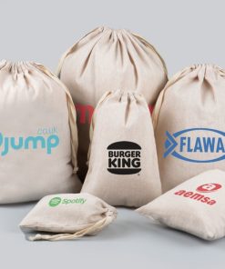 Linpose med Snøring – Bærekraftig Oppbevaringspose